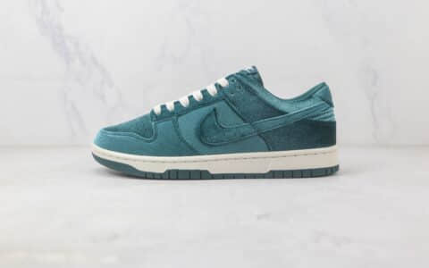 耐克Nike SB Dunk Low Dunk纯原版本低帮SB DUNK天鹅绒绿配色板鞋 耐克天花板DUNK系列 货号：DZ5224-300