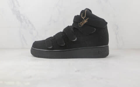 耐克Nike Air Force 1 HIGH 07 SP纯原版本高帮空军一号纯黑绑带板鞋 耐克空军一号系列板鞋 货号：DM7926-400