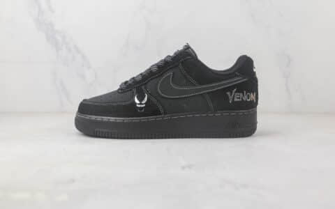 耐克Nike Air Force 1 Low 07纯原版本低帮空军一号漫威黑毒液配色板鞋 耐克空军一号系列板鞋 货号：BS5085-204