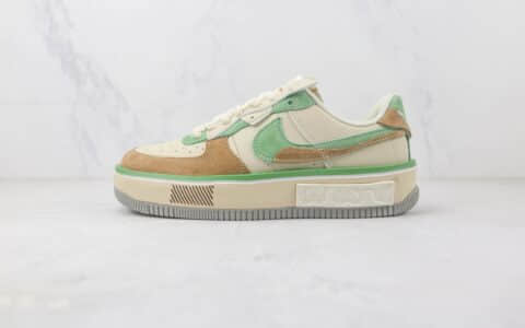 耐克Nike Air Force 1 Fontanka Cactus纯原版本低帮空军一号丰塔卡系列仙人掌配色板鞋 耐克空军一号校园系列板鞋 货号：CW6688-801