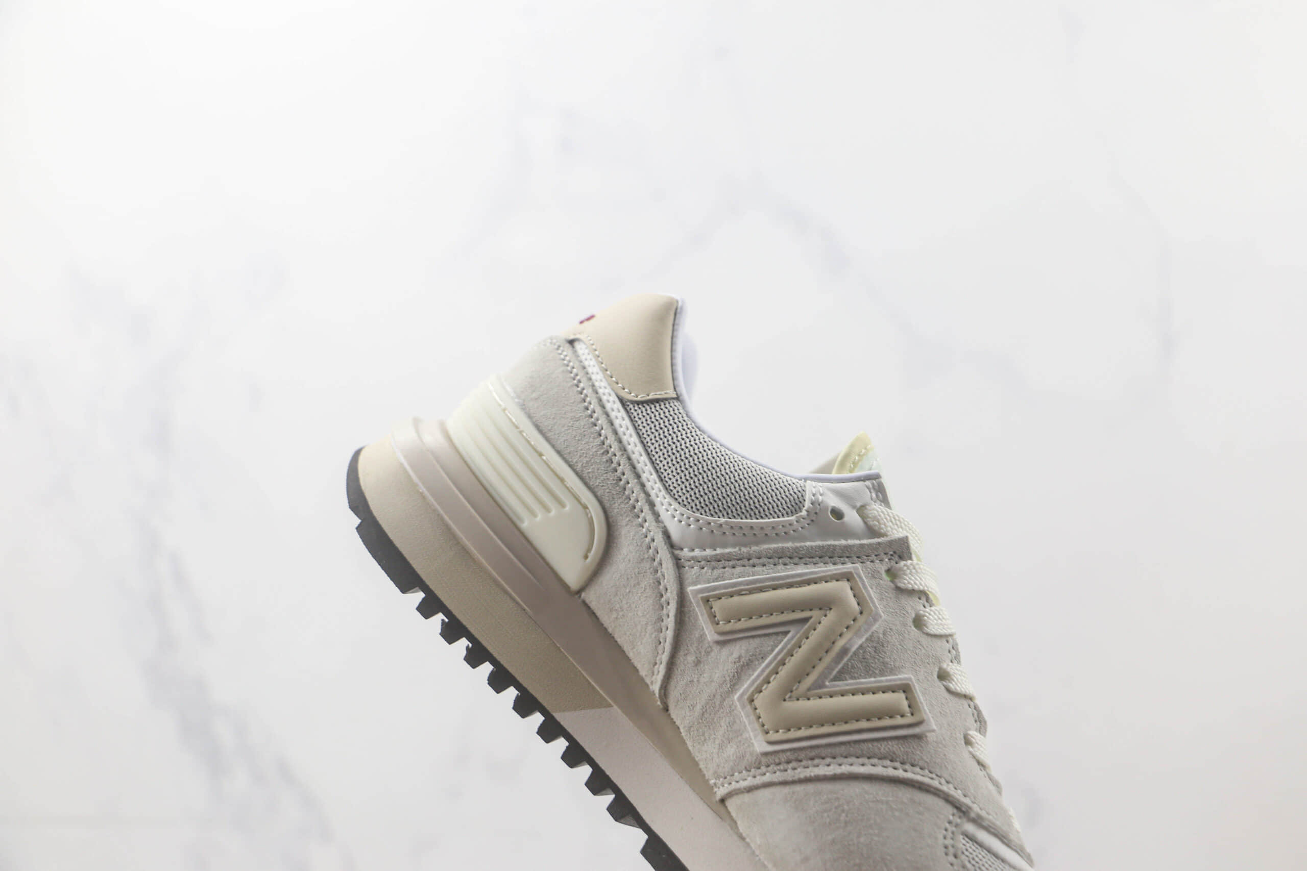 新百伦New Balance U574纯原版本NB574元祖沈灰白色复古老爹鞋 新百伦NB574复古慢跑鞋 货号：U574LGE1