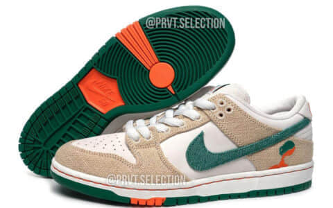 麻布Dunk？全新Jarritos x Nike SB Dunk实物曝光！ 货号：FD0860-001