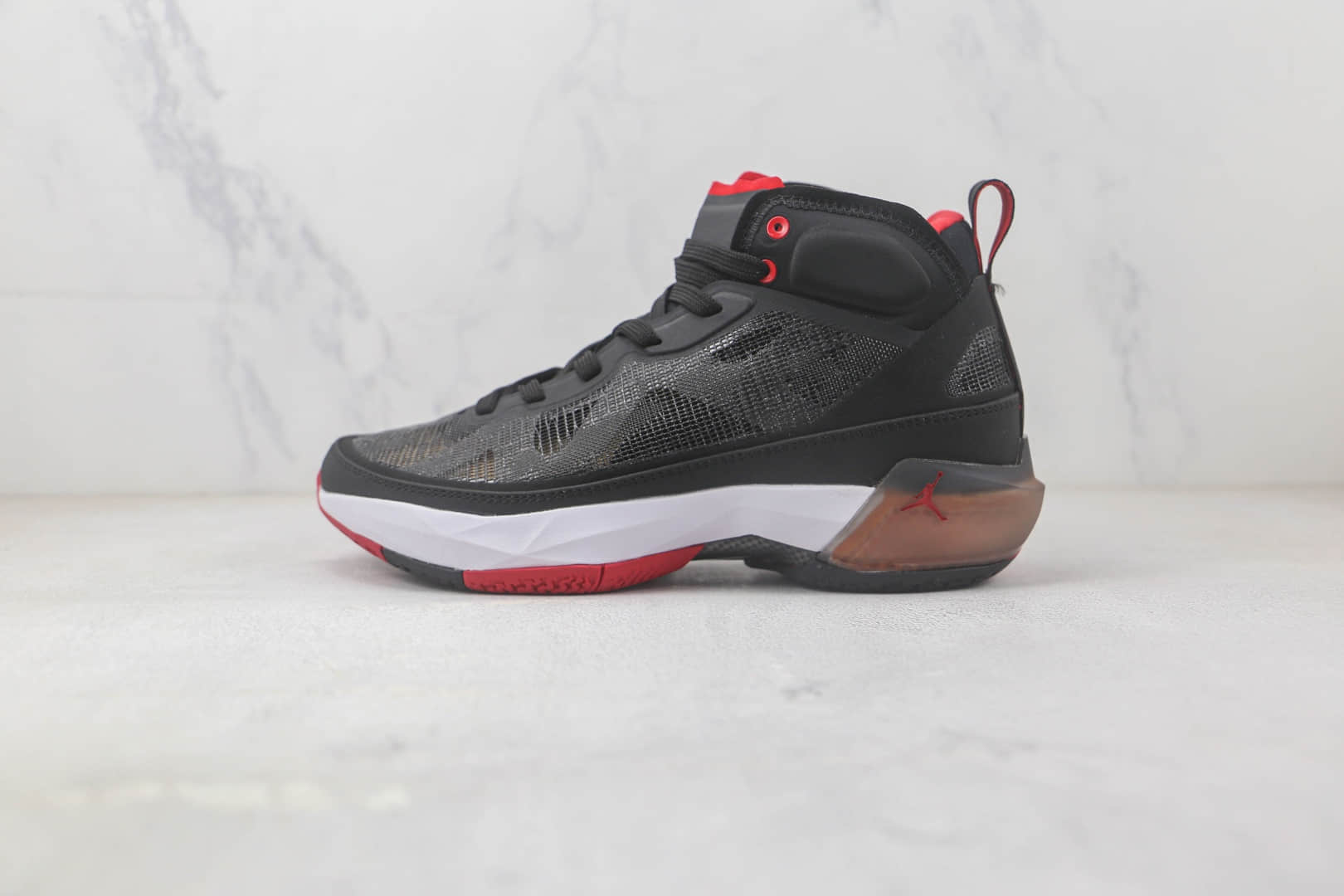 乔丹Air Jordan XXXVII Zion PF纯原版本AJ37代黑红色篮球鞋 莆田天花板AJ系列篮球鞋 货号：DD6958-161