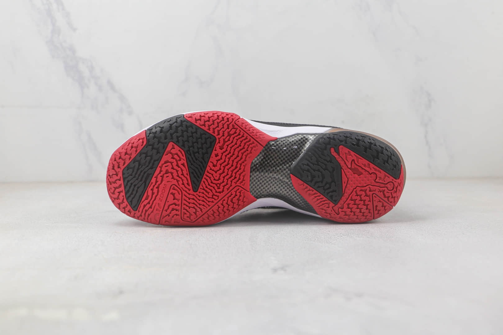 乔丹Air Jordan XXXVII Zion PF纯原版本AJ37代黑红色篮球鞋 莆田天花板AJ系列篮球鞋 货号：DD6958-161
