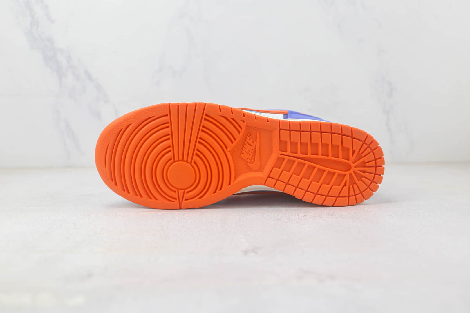 耐克Nike Dunk Scrap纯原版本低帮DUNK缝合怪尼克斯白蓝橙色板鞋 莆田天花板DUNK系列 货号：DM0128-100