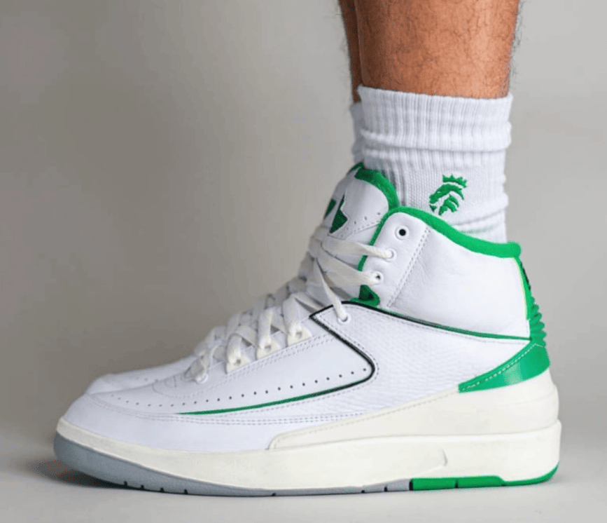 AJ2“幸运绿”上脚实物曝光！小清新！ 货号：DR8884-103