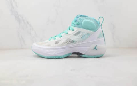 乔丹Air Jordan XXXVII Zion PF纯原版本AJ37代白绿色实战篮球鞋 乔丹37代碳板篮球鞋 货号：DZ0812-202