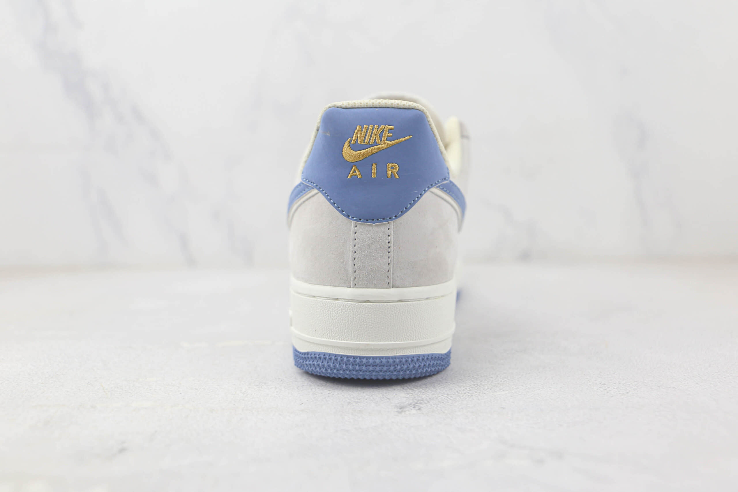 耐克Nike Air Force 1 Low 07纯原版本低帮空军一号蓝金双钩板鞋 莆田耐克天花板板鞋 货号：KK5636-210