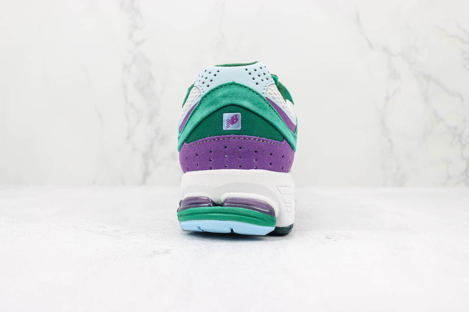 新百伦New Balance 2002纯原版本NB2002白绿紫色复古老爹鞋 新百伦NB2002全系列跑鞋 货号：M2002RUT
