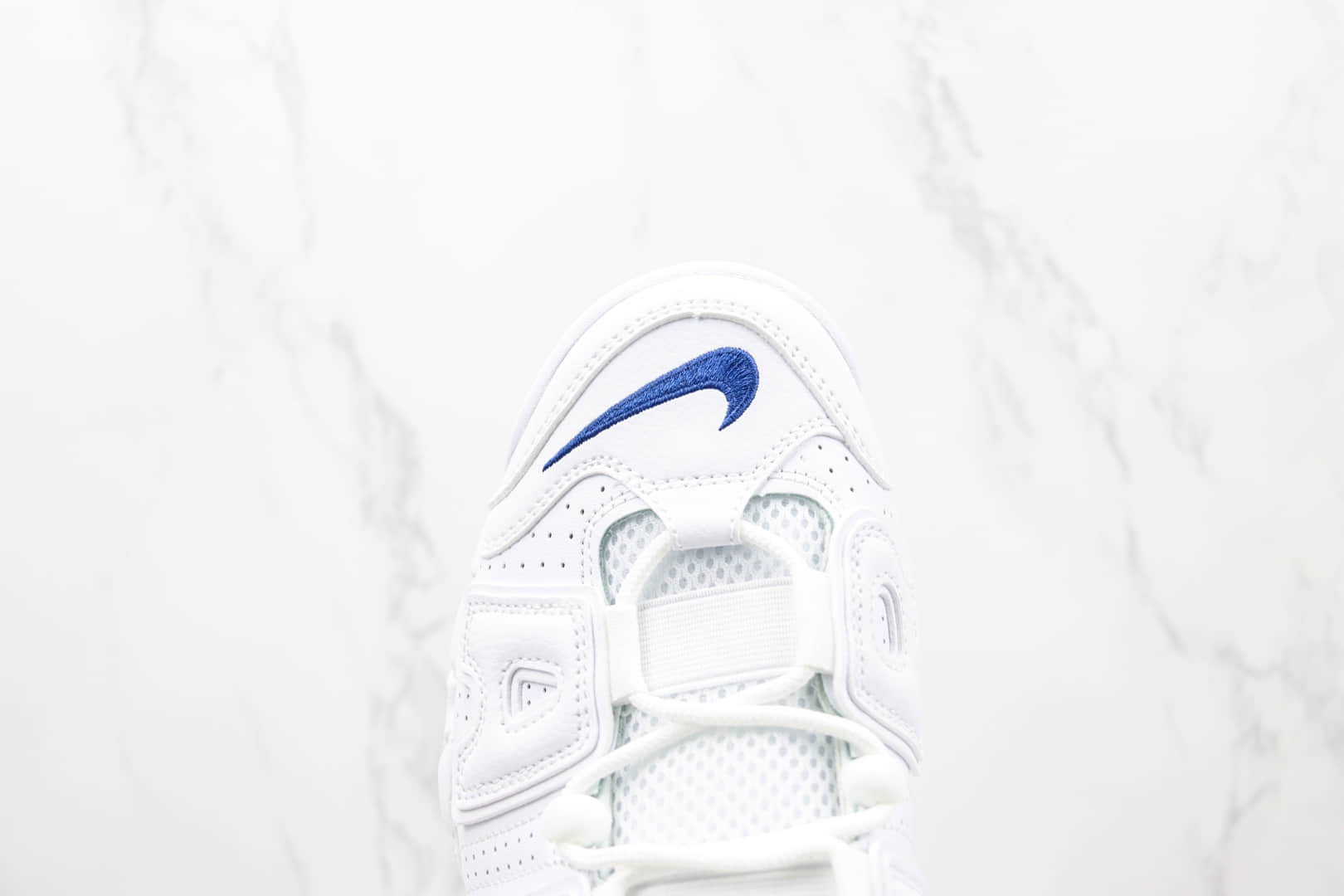 耐克Nike Air More Uptempo纯原版本皮蓬大R白蓝色篮球鞋 耐克皮蓬大R系列篮球鞋 货号：DH8011-100