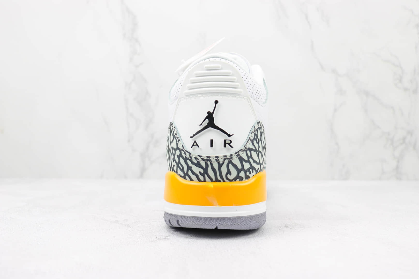 乔丹Air jordan 3 Retro Tinker NrgHJ纯原版本AJ3爆裂纹白黄色篮球鞋 莆田天花板AJ3系列 货号：CT8532-160