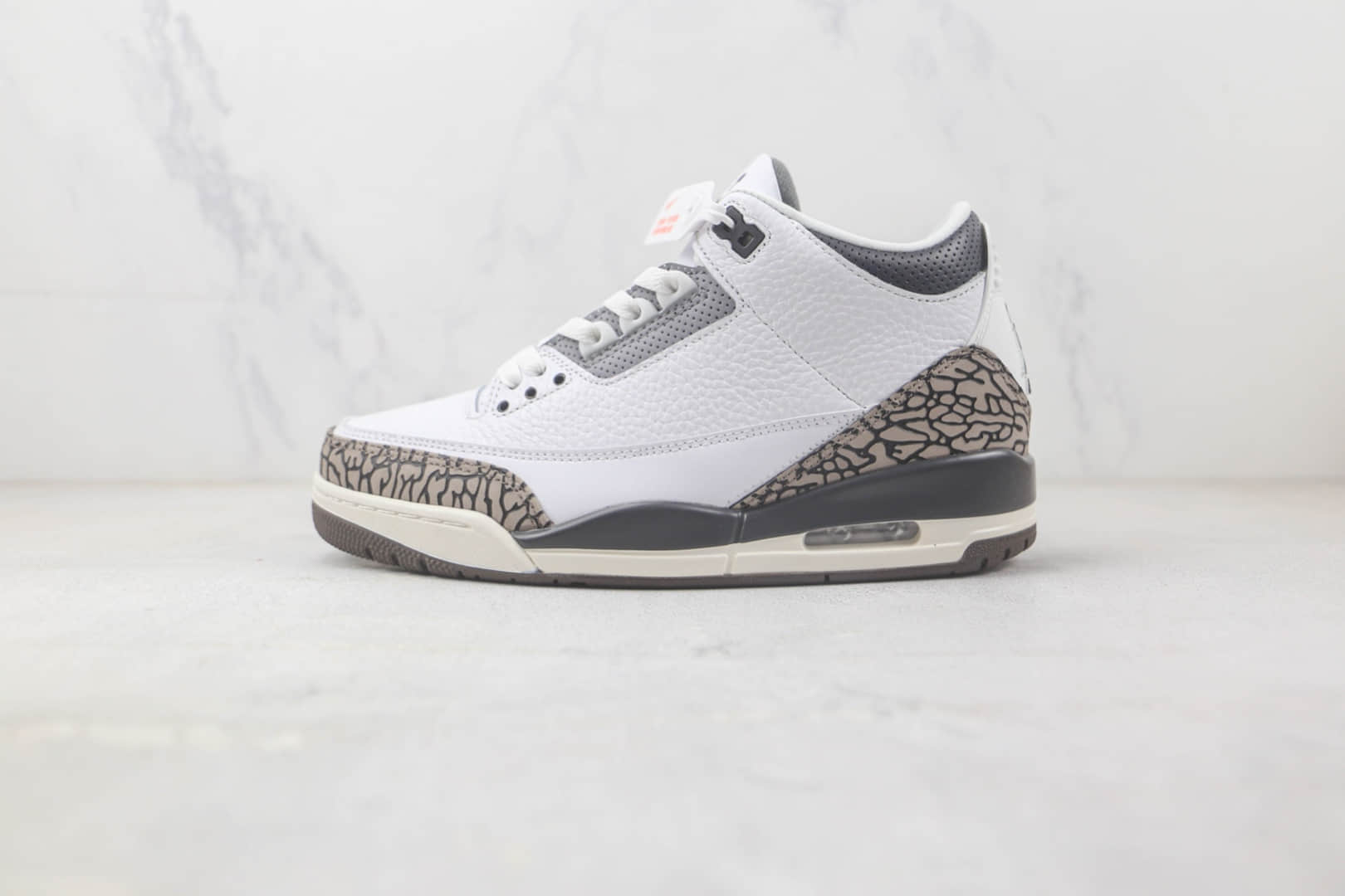 乔丹Air jordan 3 Retro Tinker NrgHJ纯原版本AJ3爆裂纹白黑灰色篮球鞋 莆田天花板AJ系列 货号：CT8532-169