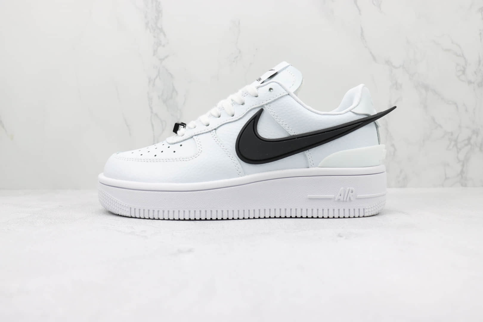 耐克Nike Air Force 1 Low SP纯原版本低帮空军一号埋伏系列白色黑勾板鞋 耐克空军一号系列板鞋 货号：DV3464-002