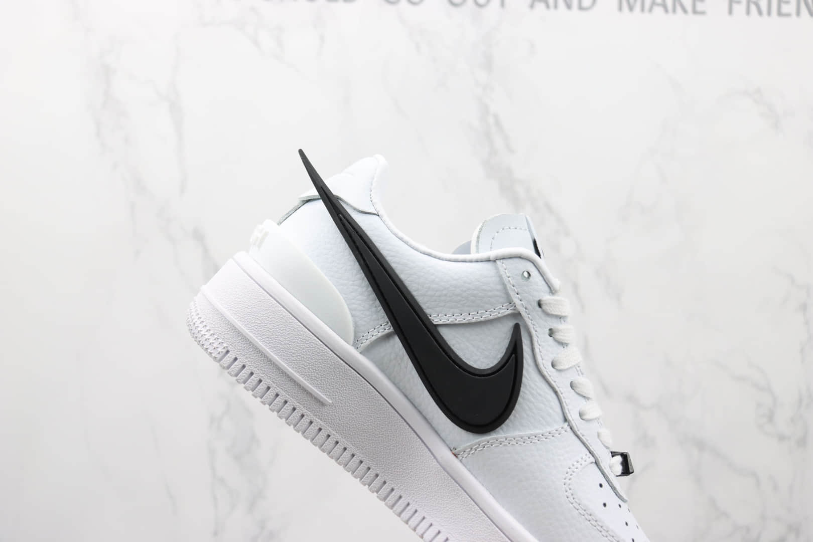 耐克Nike Air Force 1 Low SP纯原版本低帮空军一号埋伏系列白色黑勾板鞋 耐克空军一号系列板鞋 货号：DV3464-002