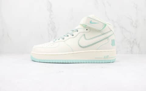 耐克Nike Air Force 1 Mid纯原版本中帮空军一号白蓝色板鞋 耐克空军一号校园板鞋 货号：GB5969-002