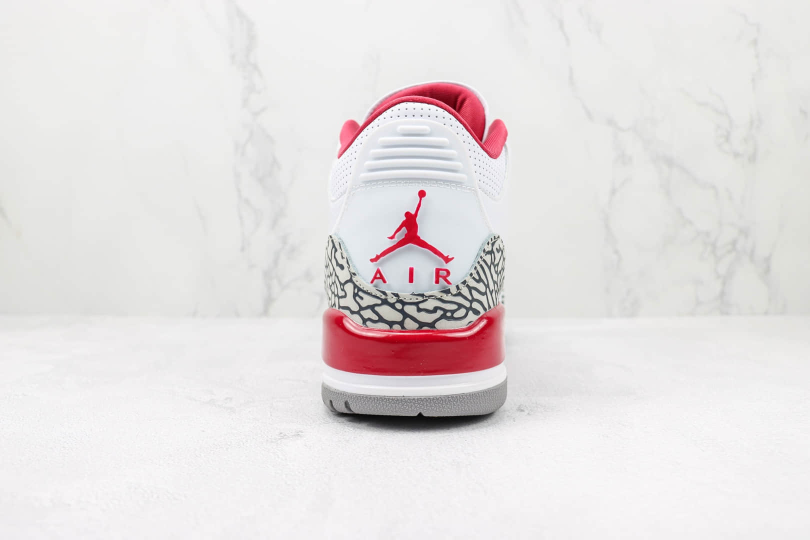 乔丹Air Jordan 3 Retro Cardinal纯原版本AJ3红雀白酒红色篮球鞋 莆田天花板AJ系列 货号：CT8532-126