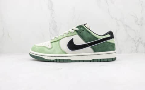 耐克Nike SB Dunk Low Steamboy OST x Otomo Katsuhiro大友克洋联名款纯原版本低帮SB DUNK麂皮摩卡绿板鞋 莆田天花板DUNK板鞋 货号：LF0068-001