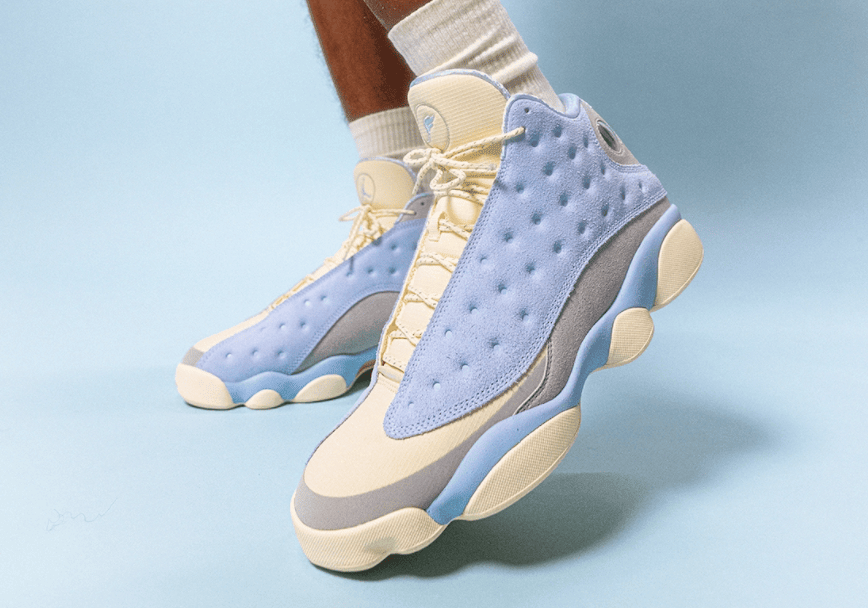 复古北卡蓝！全新SoleFly x AJ13发售来袭！ 货号：DX5763-100