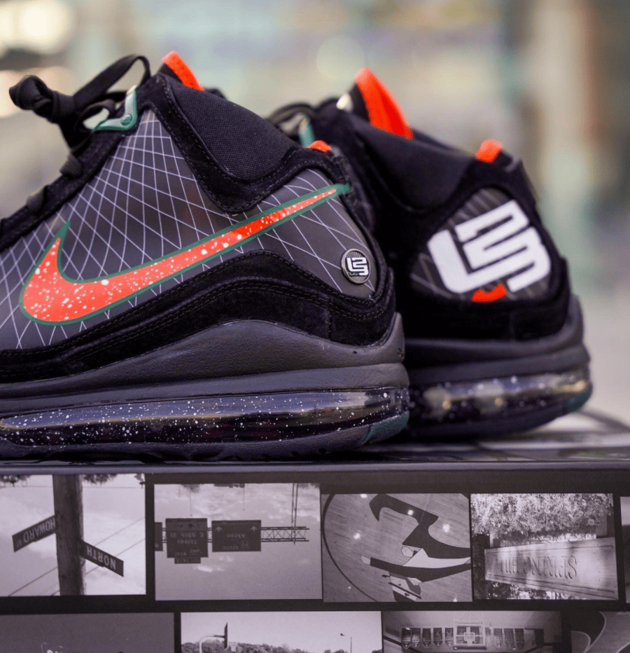响尾蛇Nike LeBron 7“FAMU”实物曝光！1月7日发售！ 货号：DX8554-001
