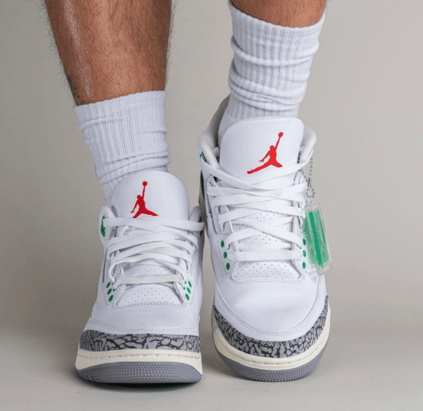 AJ3“幸运绿”上脚图曝光！明年4月6日发售！ 货号：CK9246-136