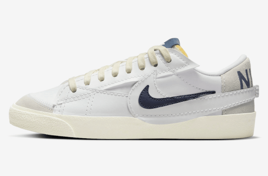 双钩设计！全新Nike Blazer Low Jumbo首度曝光！ 货号：FD0378-121