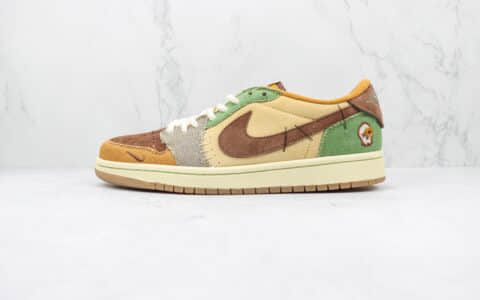 乔丹Air Jordan 1 Retro Low OG Voodoo纯原版本低帮AJ1巫毒娃娃配色板鞋 莆田天花板AJ1系列 货号：DZ7292-200