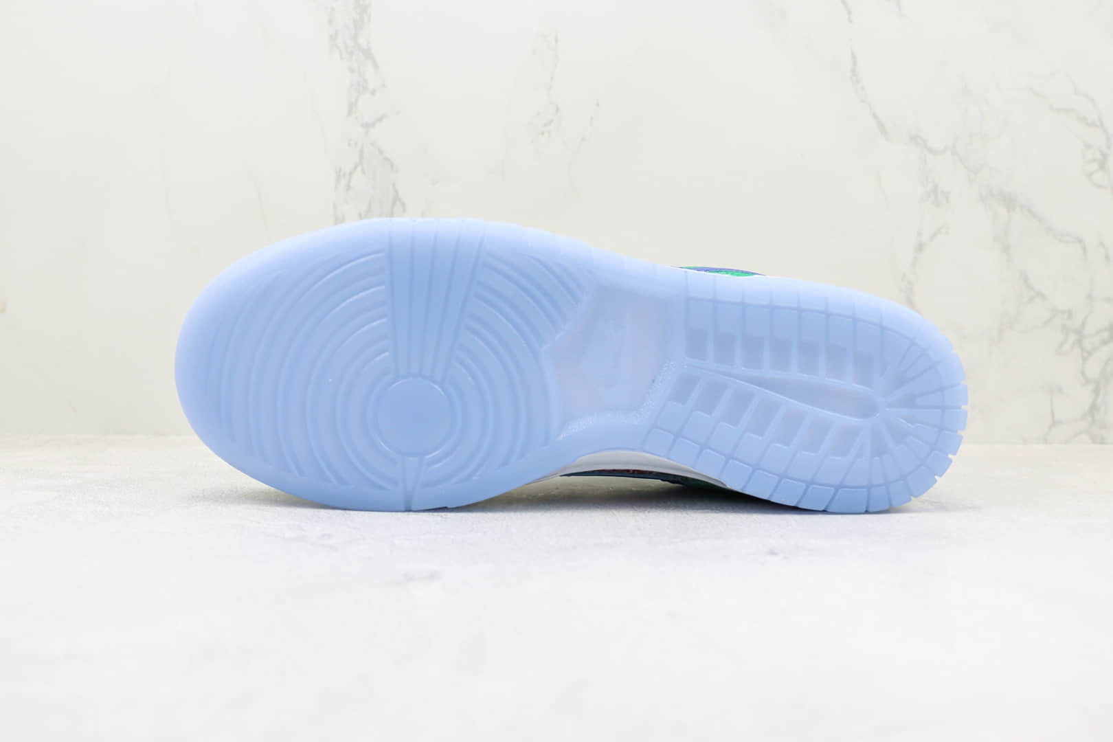 耐克Nike SB Dunk Low Foam Finger纯原版本低帮SB DUNK蓝绿色手指印花配色板鞋 天花板DUNK系列板鞋 货号：DZ5184-300