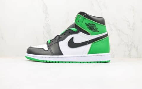 乔丹Air Jordan 1 High OG Lucky Green纯原版本高帮AJ1凯尔特人黑绿脚趾板鞋 莆田天花板AJ1系列 货号：DZ5485-031