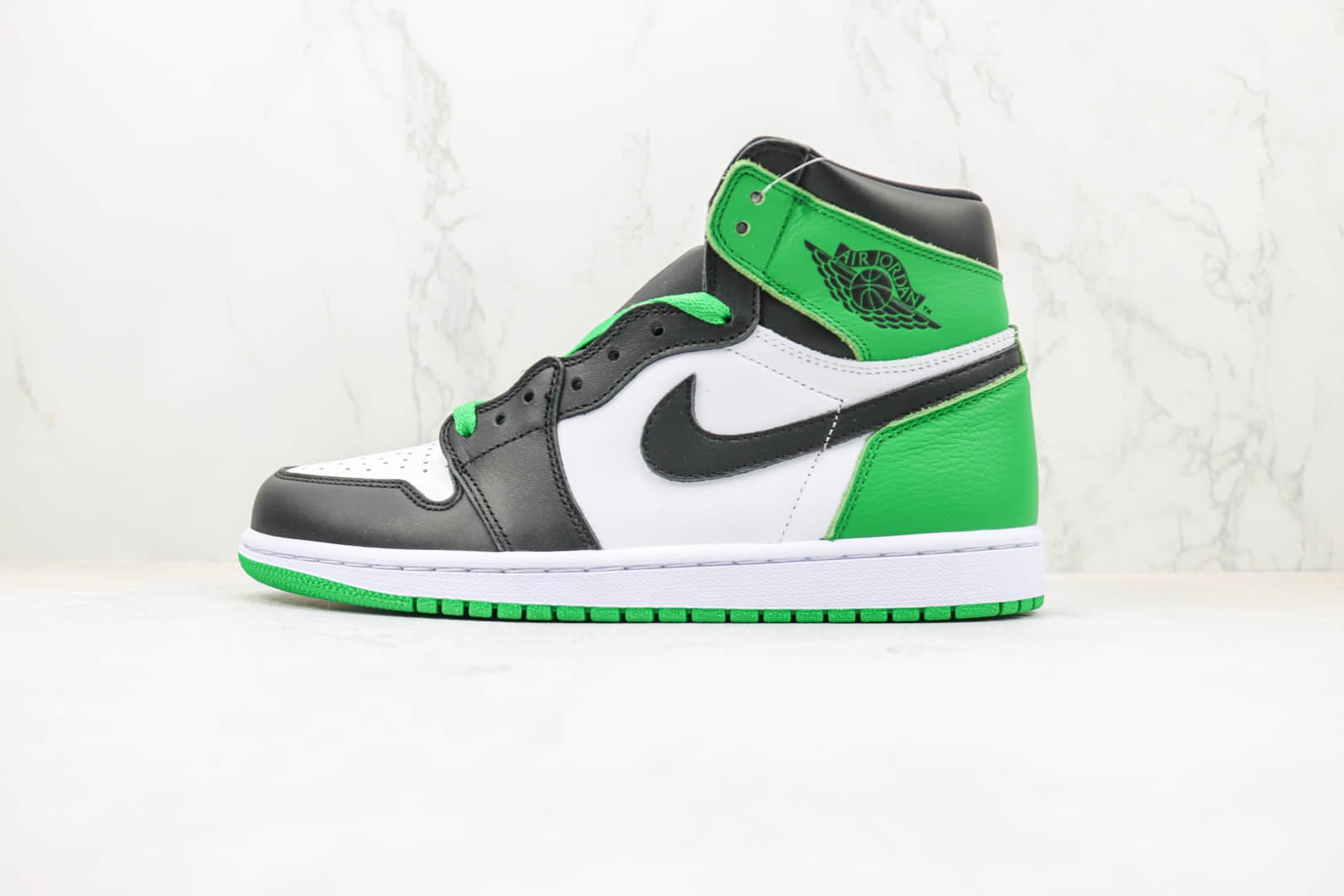 乔丹Air Jordan 1 High OG Lucky Green纯原版本高帮AJ1凯尔特人黑绿脚趾板鞋 莆田天花板AJ1系列 货号：DZ5485-031