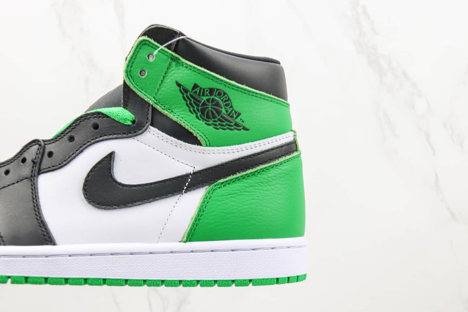 乔丹Air Jordan 1 High OG Lucky Green纯原版本高帮AJ1凯尔特人黑绿脚趾板鞋 莆田天花板AJ1系列 货号：DZ5485-031