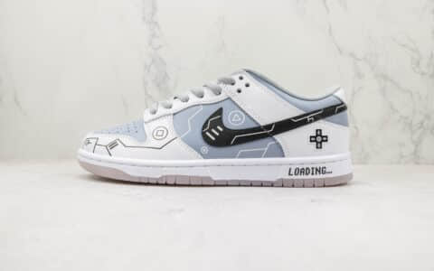 耐克Nike SB Dunk Low纯原版本低帮SB DUNK电玩主题灰黑色涂鸦线条板鞋 莆田天花板DUNK系列板鞋 货号：PS2363-003