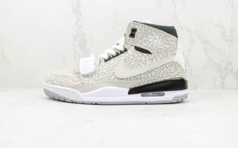 乔丹Air Jordan Legacy 312纯原版本高帮AJ312爆裂纹灰白色板鞋 莆田AJ系列篮球鞋 货号：AV3922-100