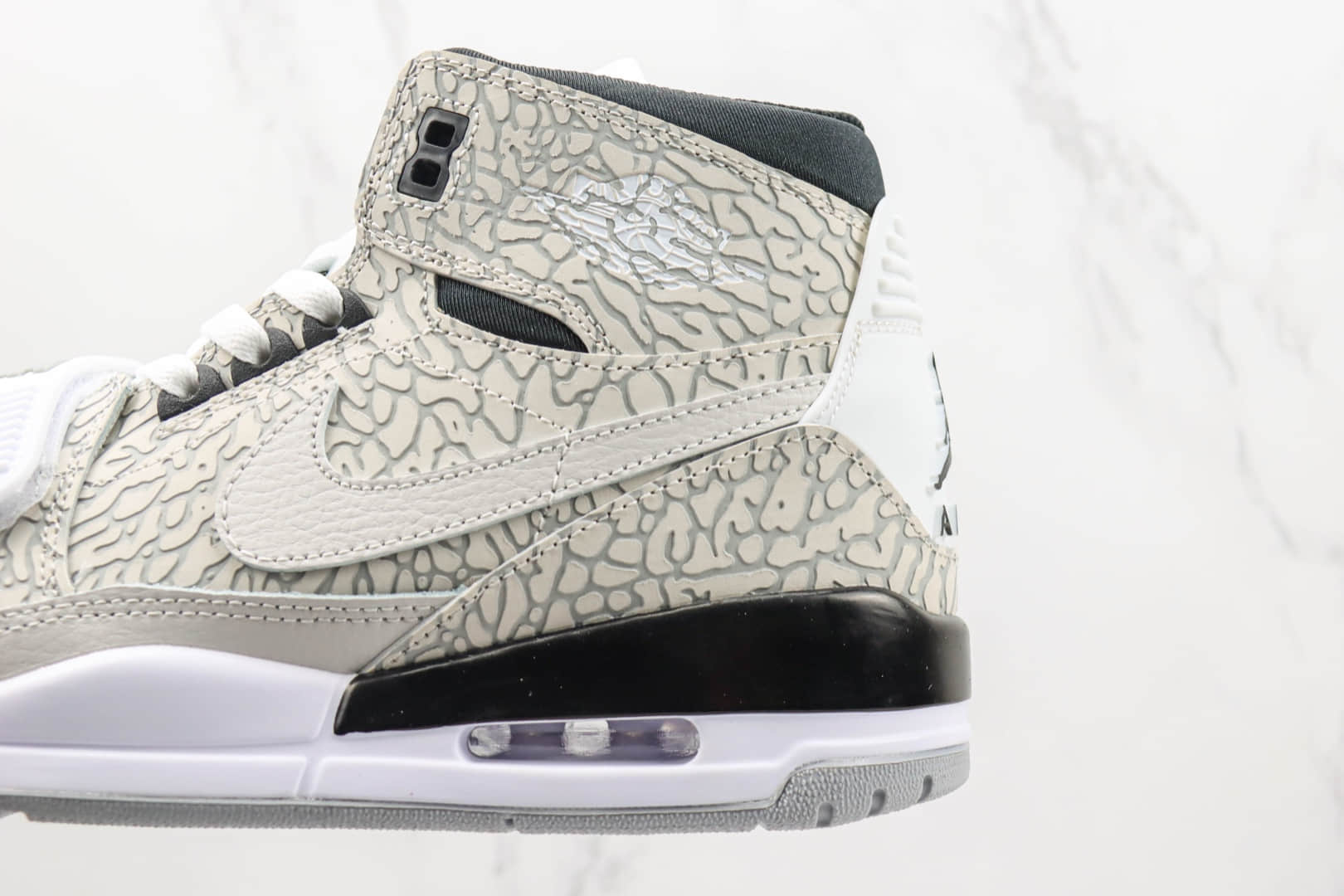乔丹Air Jordan Legacy 312纯原版本高帮AJ312爆裂纹灰白色板鞋 莆田AJ系列篮球鞋 货号：AV3922-100