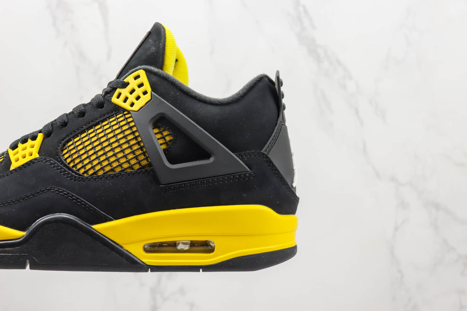 乔丹Air Jordan 4 Retro Thunder纯原版本黑黄色AJ4篮球鞋 天花板AJ系列篮球鞋 货号：DH6927-017