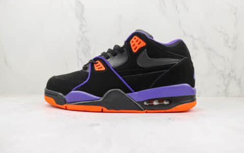 耐克Nike Air Flight 89纯原版本星际主题Flight 89黑紫色篮球鞋 莆田耐克篮球鞋系列 货号：CU4838-001