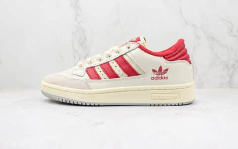 阿迪达斯Adidas Centennial 85 Low纯原版本白红色复古板鞋 莆田阿迪达斯复古篮球鞋 货号：HQ6278