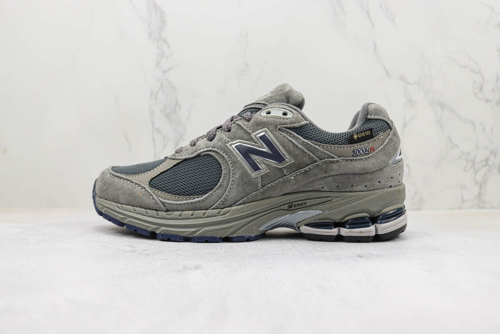 新百伦NewBalance2002R纯原版本NB2002R灰蓝色复古跑鞋 莆田NB系列慢跑鞋 货号：M2002RXC