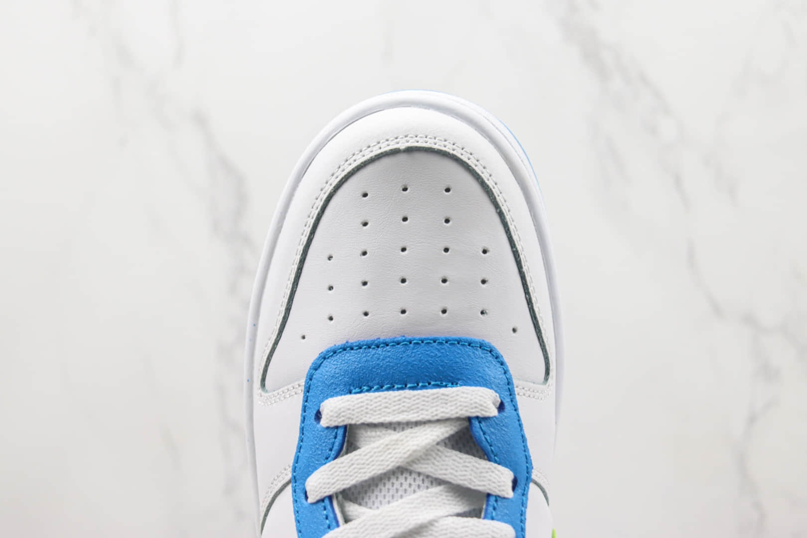 耐克Nike Court Borough Low 2纯原版本白黄蓝配色运动板鞋 莆田耐克货源 货号：BQ5448-122
