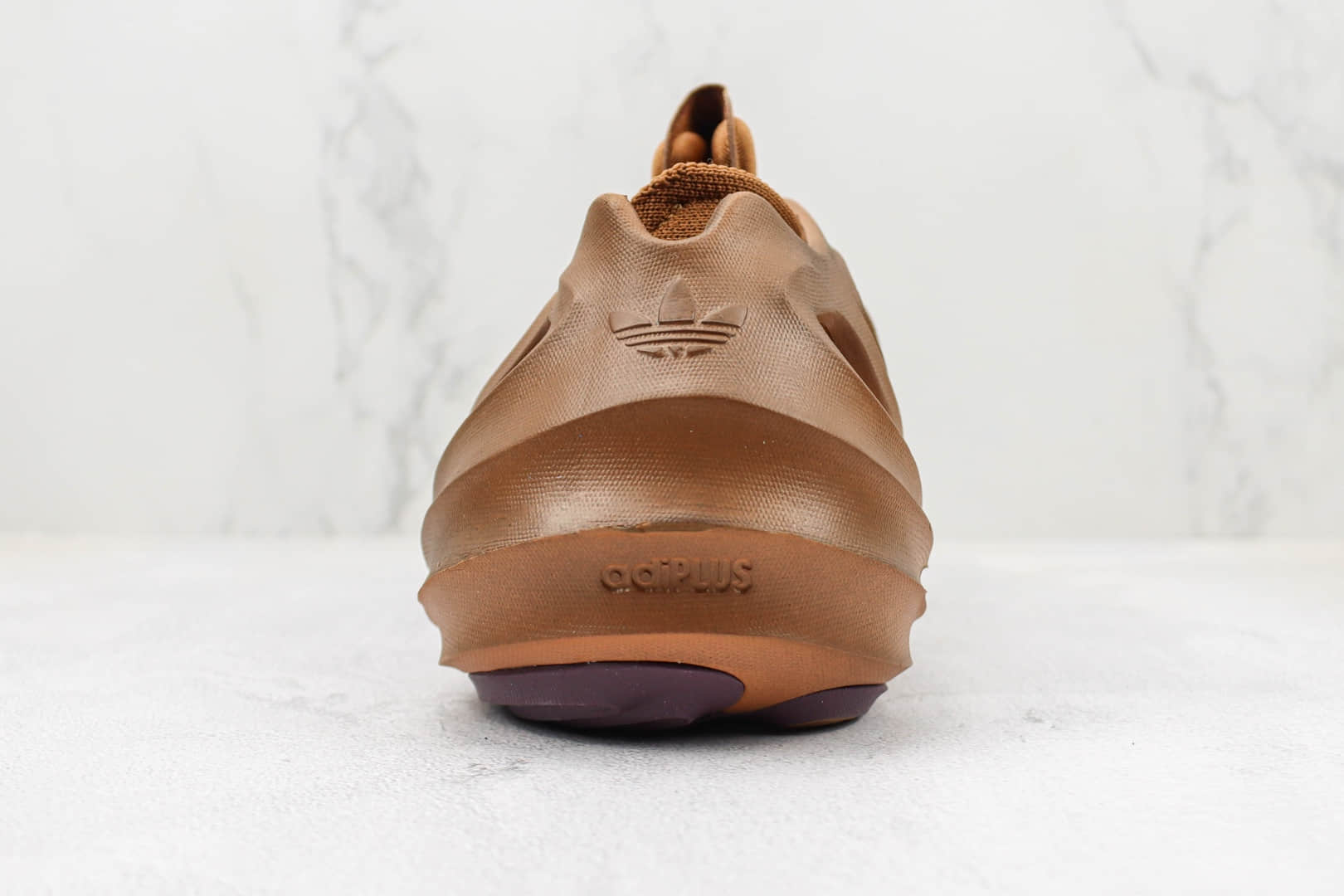 阿迪达斯Adidas AdiFOM Q纯原版本土橘色镂空洞洞鞋莆田阿迪达斯凉鞋 货号：GY0064