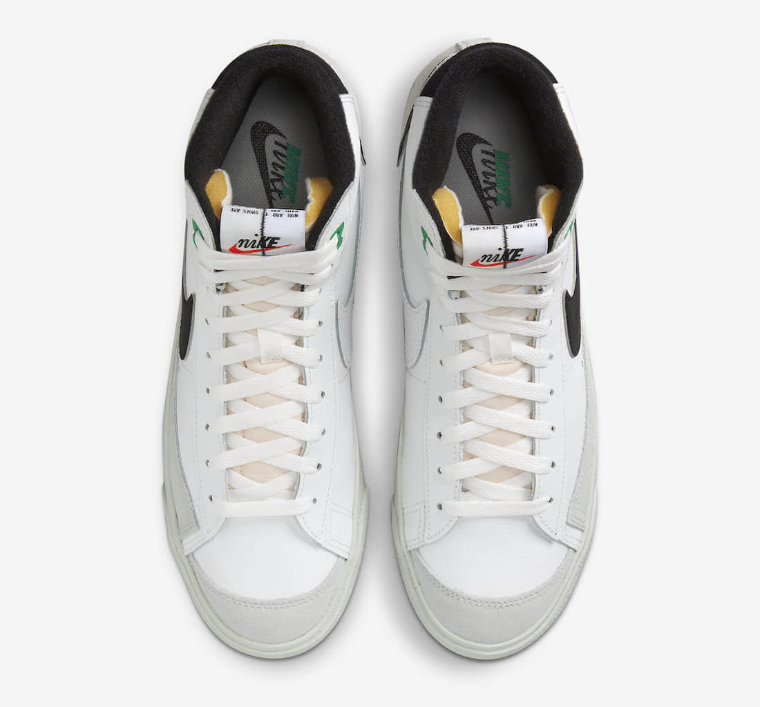 解构+黑白阴阳勾！全新Nike Blazer官图释出！ 货号：DZ2542-100