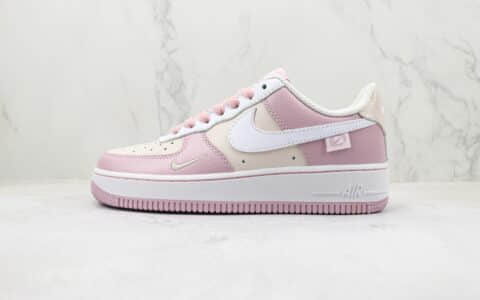 耐克Nike Air Force 1 Low纯原版本低帮空军一号米白粉色板鞋 莆田天花板AF1系列 货号：DB3301-055