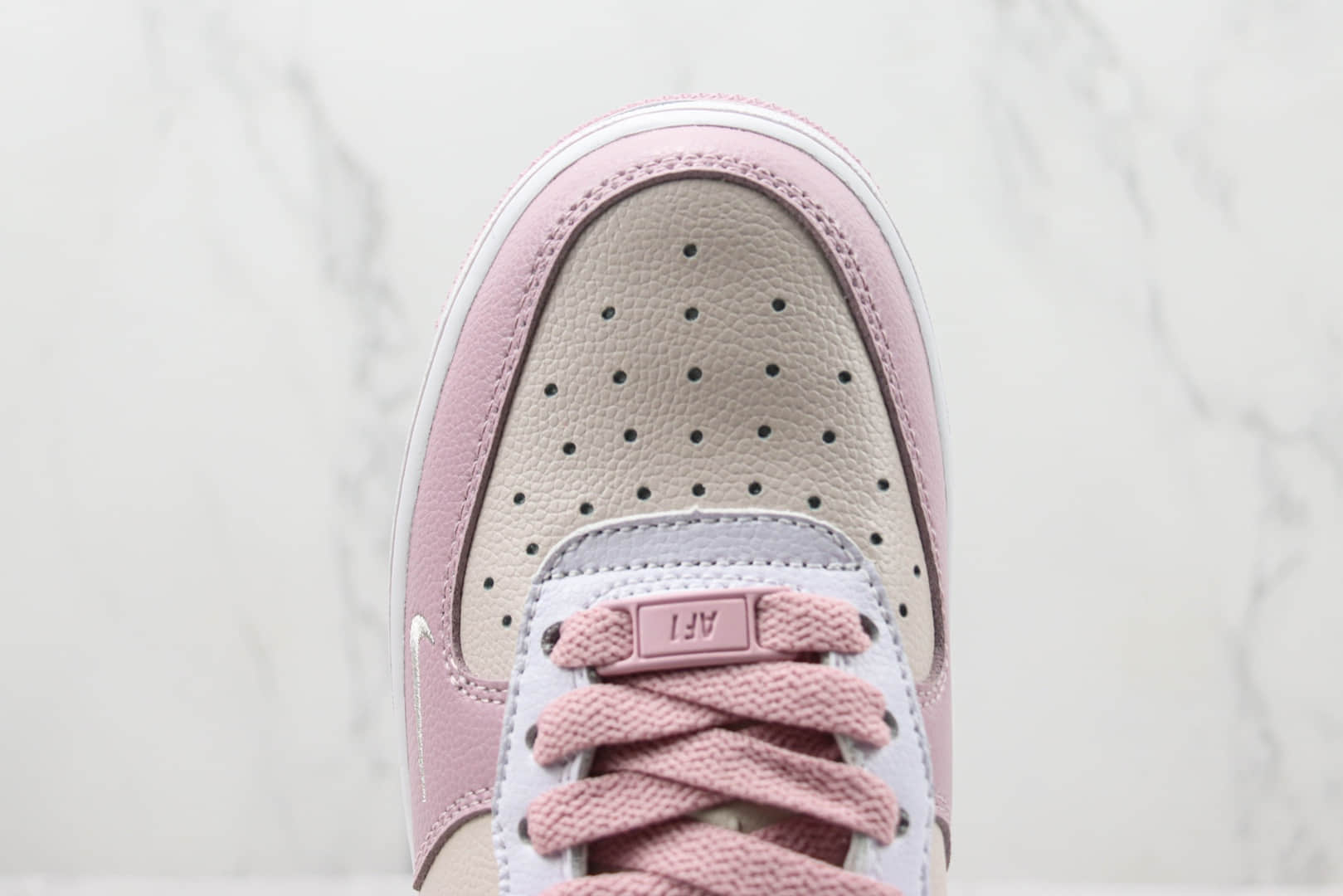 耐克Nike Air Force 1 Low纯原版本低帮空军一号米白粉色板鞋 莆田天花板AF1系列 货号：DB3301-055