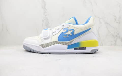 乔丹Air Jordan Legacy 312 Low纯原版本低帮AJ312白蓝色篮球鞋 莆田天花板AJ312系列 货号：FJ7223-141