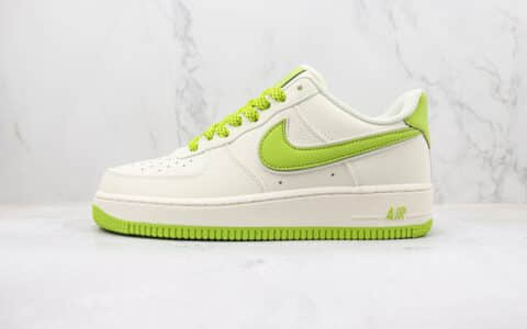 耐克Nike Air Force 1 Low纯原版本低帮空军一号白绿色板鞋 莆田天花板AF1系列 货号：GL6835-007