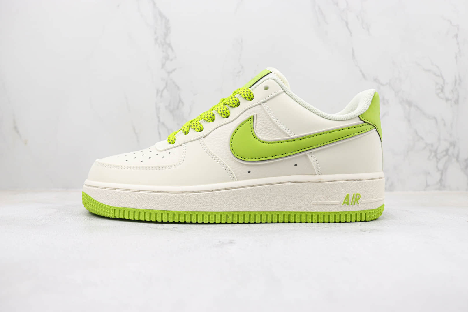 耐克Nike Air Force 1 Low纯原版本低帮空军一号白绿色板鞋 莆田天花板AF1系列 货号：GL6835-007