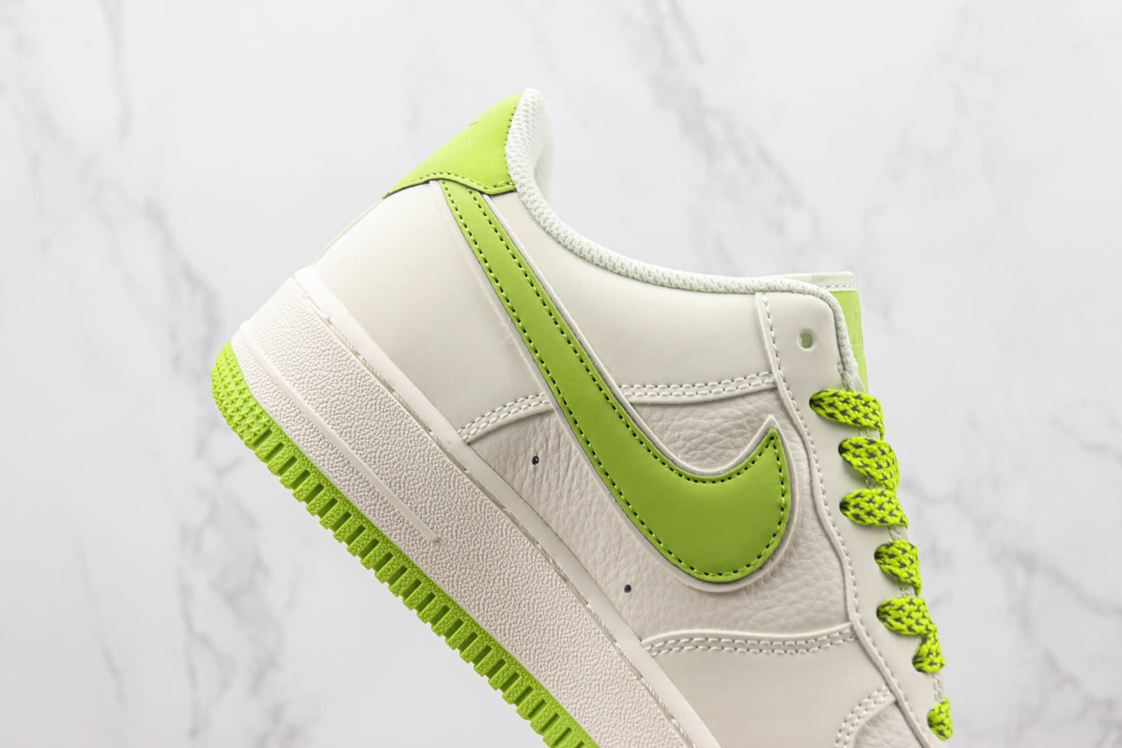 耐克Nike Air Force 1 Low纯原版本低帮空军一号白绿色板鞋 莆田天花板AF1系列 货号：GL6835-007