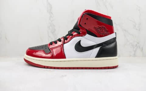 乔丹Air Jordan 1 High Zoom Air CMFT纯原版本高帮AJ1英雄联盟黑白红篮球鞋 莆田天花板AJ1系列 货号：CT0979-610