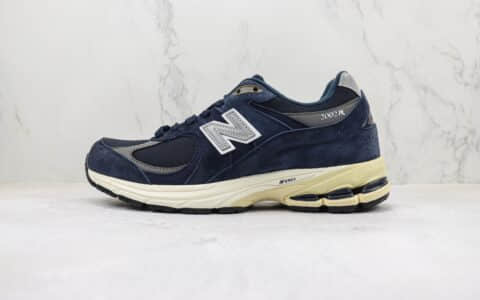 新百伦New Balance 2002R纯原版本NB2002R墨蓝色复古跑鞋 莆田新百伦货源 货号：M2002RCA