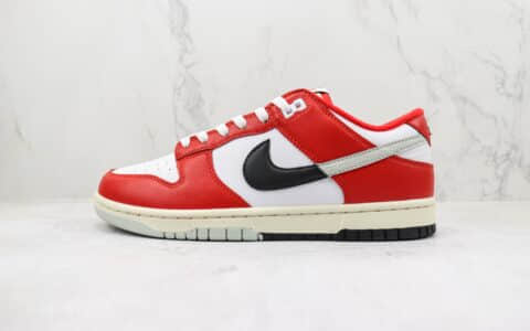 耐克Nike SB Dunk Low纯原版本低帮SB Dunk芝加哥拼色板鞋 莆田天花板Dunk系列 货号：DZ2536-600