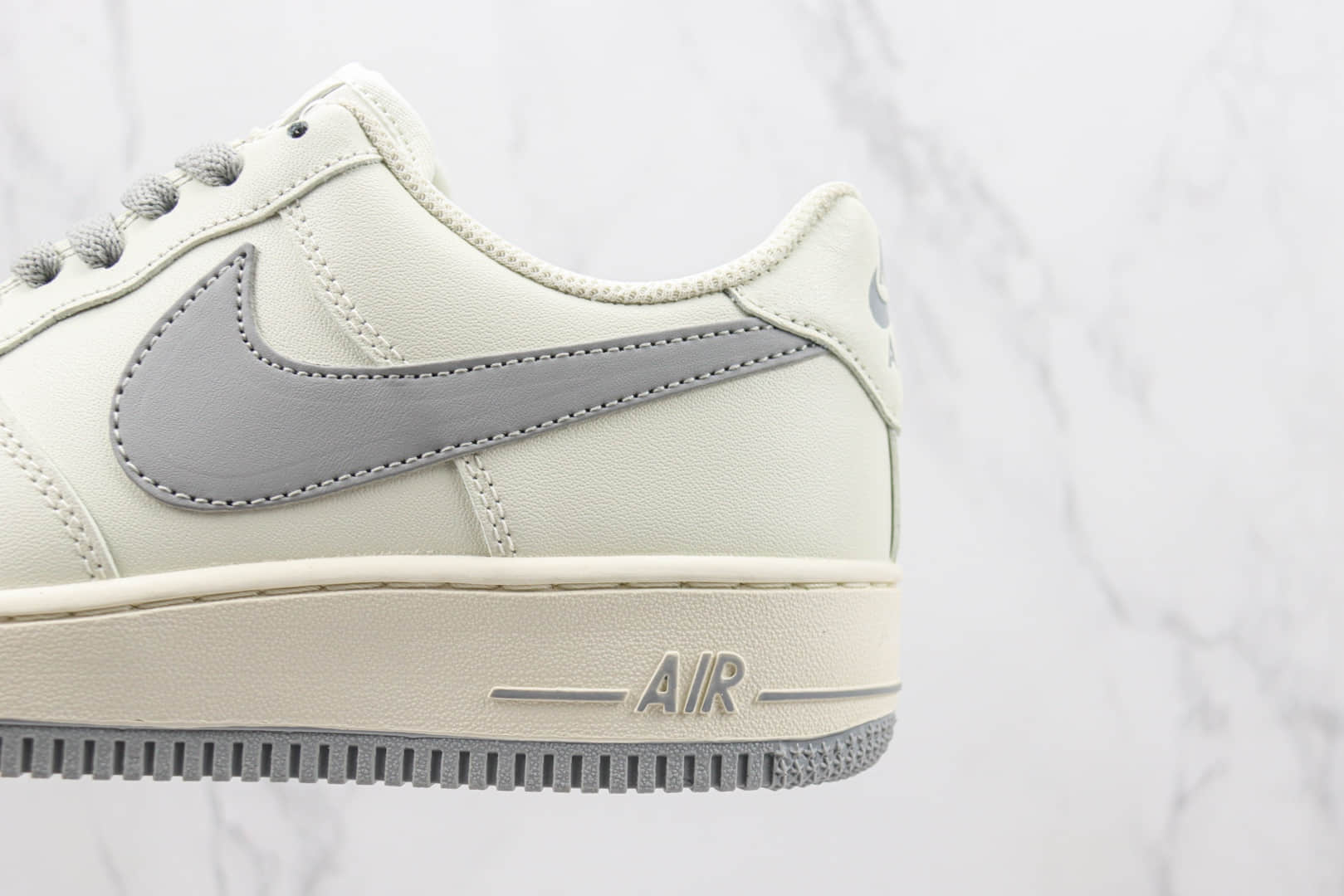 耐克Nike Air Force 1 Low '07纯原版本低帮空军一号米灰色板鞋 莆田天花板AF1系列 货号：SP0758-028